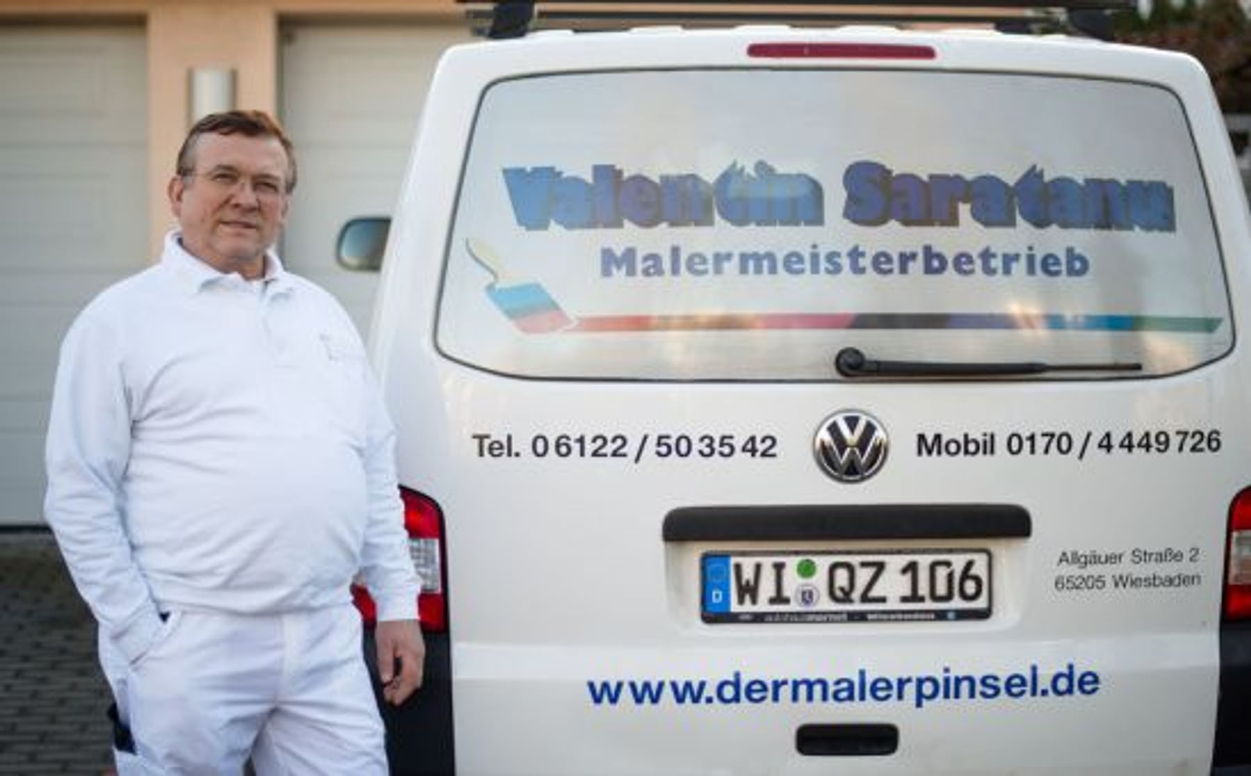 Valentin Saratanu, Inhaber Malermeisterbetrieb Wiesbaden